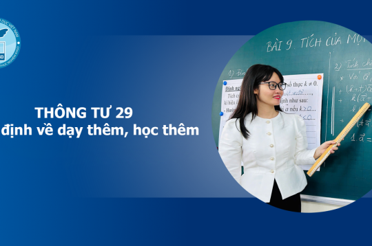 Thông tư 29 về dạy thêm, học thêm