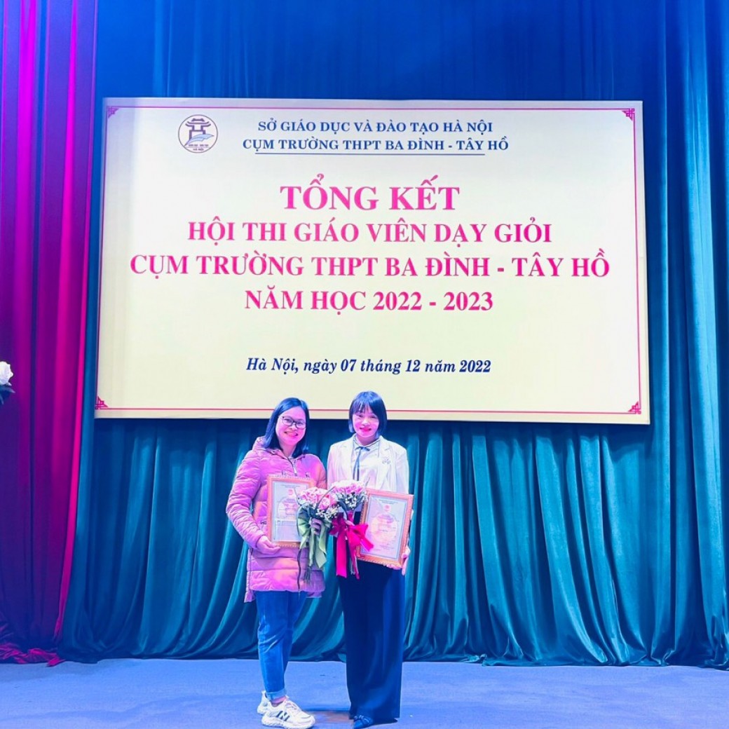 Cô Trịnh Thị Thu Hiền - Cô Lê Ngọc Hải